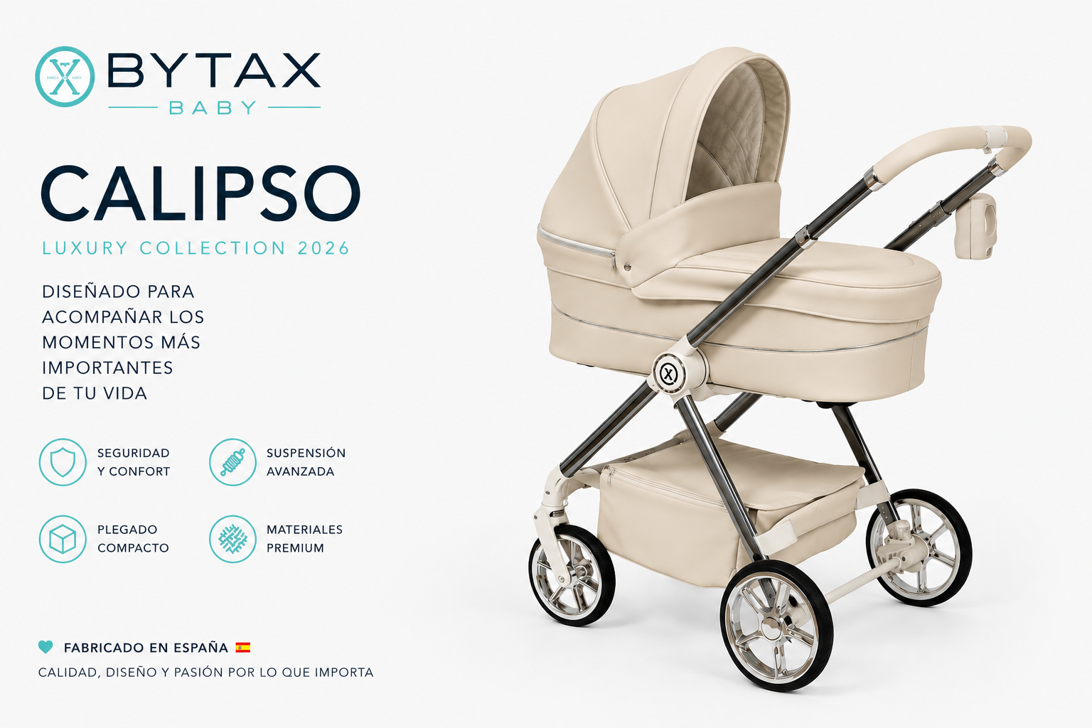 BYTAX CALIPSO carrito de bebé 3 en 1